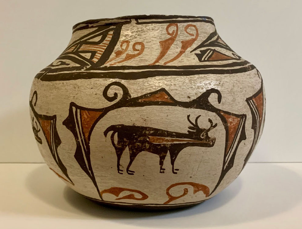 Zuni Pueblo Olla earthenware container