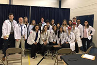 PA Medicine students and faculty at the Community Care Collaborative Lynchburg