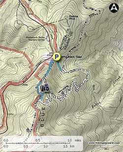 Thumbnail of Humpback Rocks trail map
